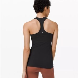 Lululemon Black Racerback Nulu Tank Top Size 8